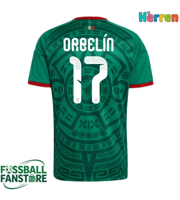 Mexiko Orbelin Pineda #17 Replik Heimtrikot WM 2026 Kurzarm